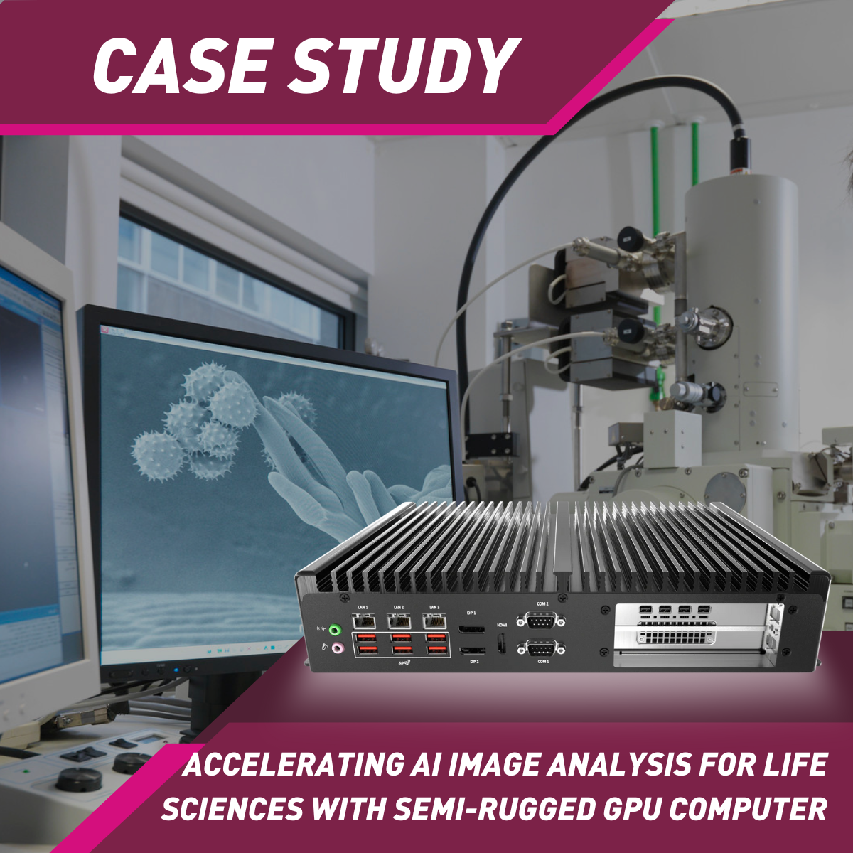 Accelerating AI Image Analysis for Life Sciences with Premio’s High-Performance Industrial Computer