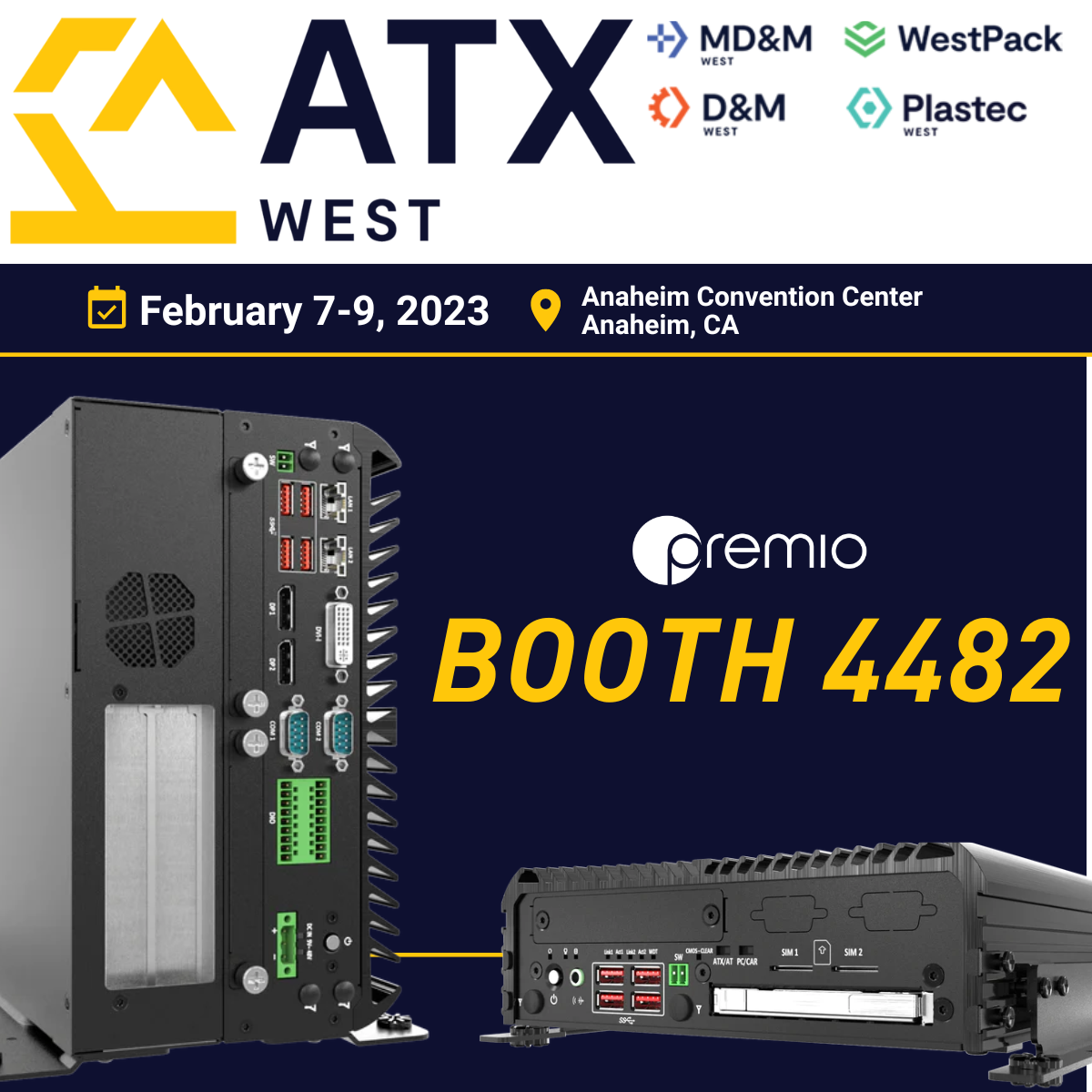Meet Premio at ATX West 2023! Booth 4489