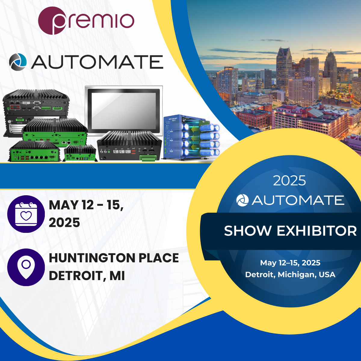 Meet Premio at Automate 2025 | Booth # 1041