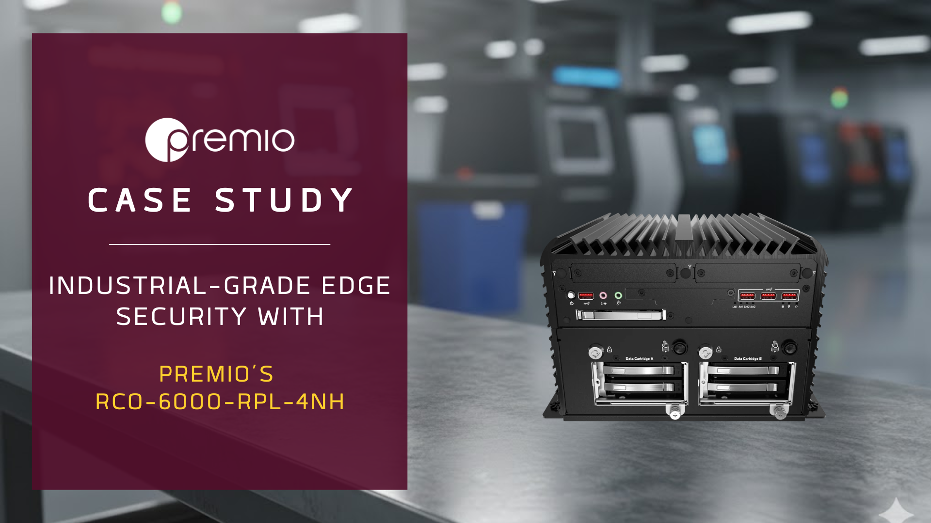 Industrial Edge Computing for Security
