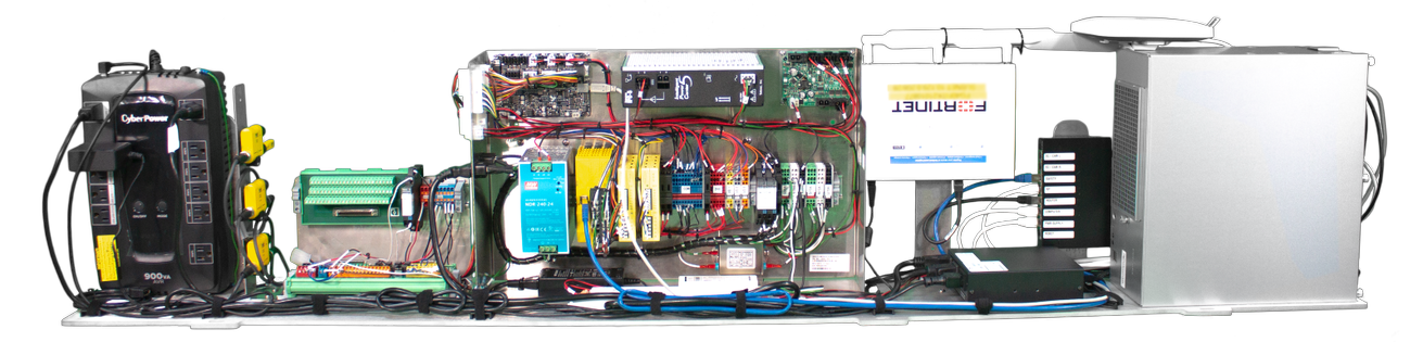 Premio's KCO-3000-CFL (far right) Delivers connectivity and compute power for AI-enabled robot fry cook