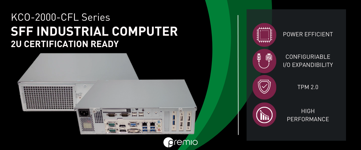 KCO-2000-CFL Series Small Form Factor SFF Industrial Computer