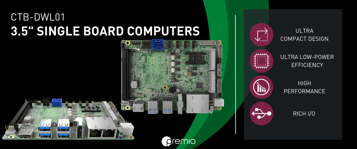 3.5" CT-DWL01 SBC Intel WHL-U Processor