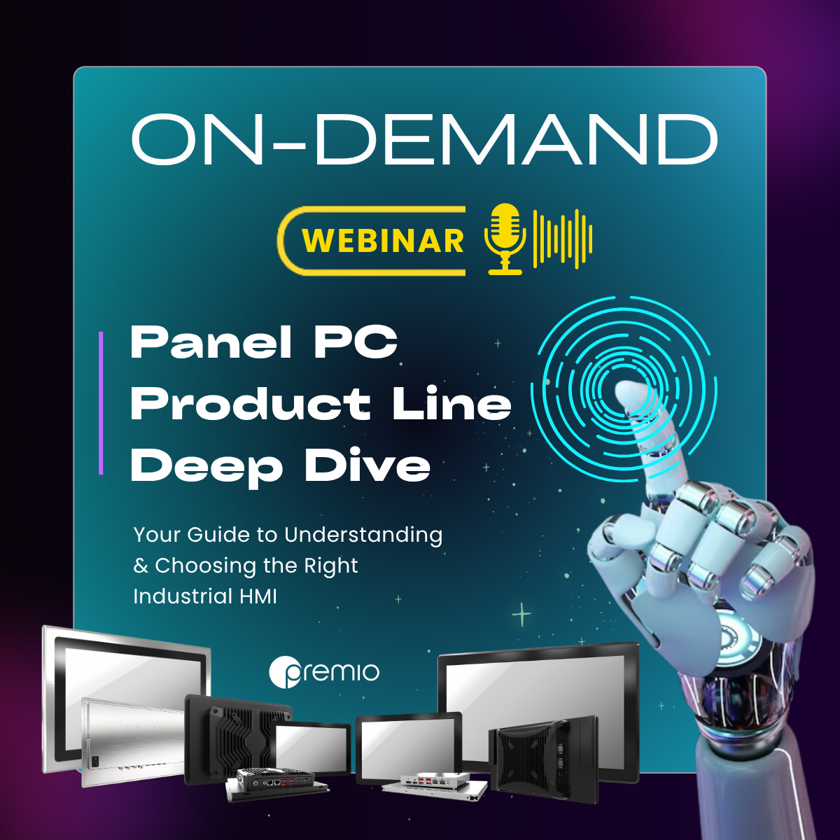 Deep Dive into Premio’s Industrial Touch Panel PCs