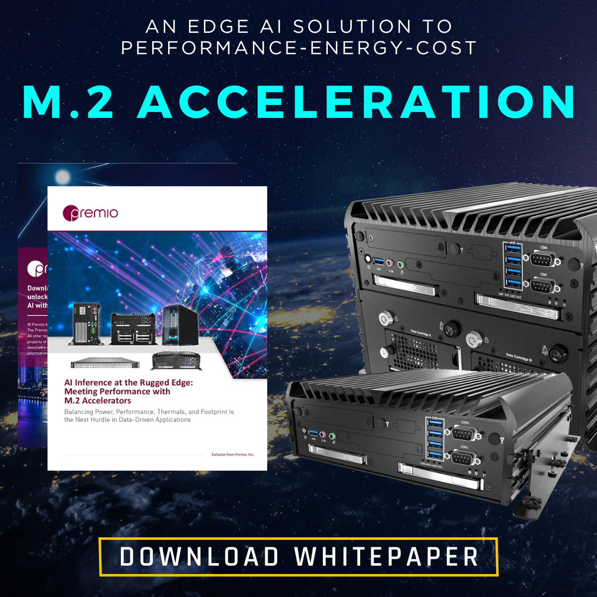 AI Inference at the Rugged Edge: Meeting Edge AI Performance with M.2 Accelerators
