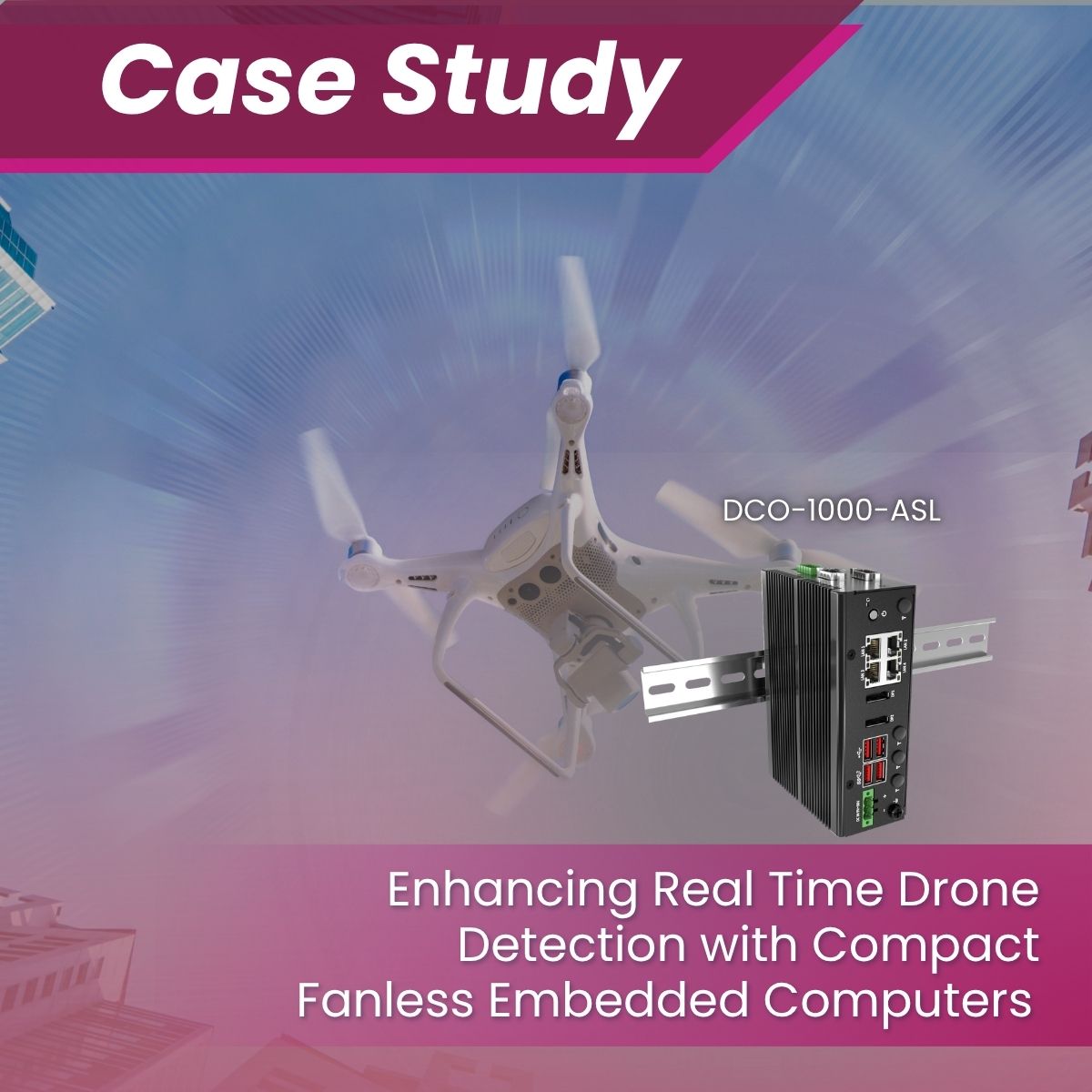 Enhancing Real-Time Drone Detection and Airspace Monitoring with a Compact Fanless Embedded Computer