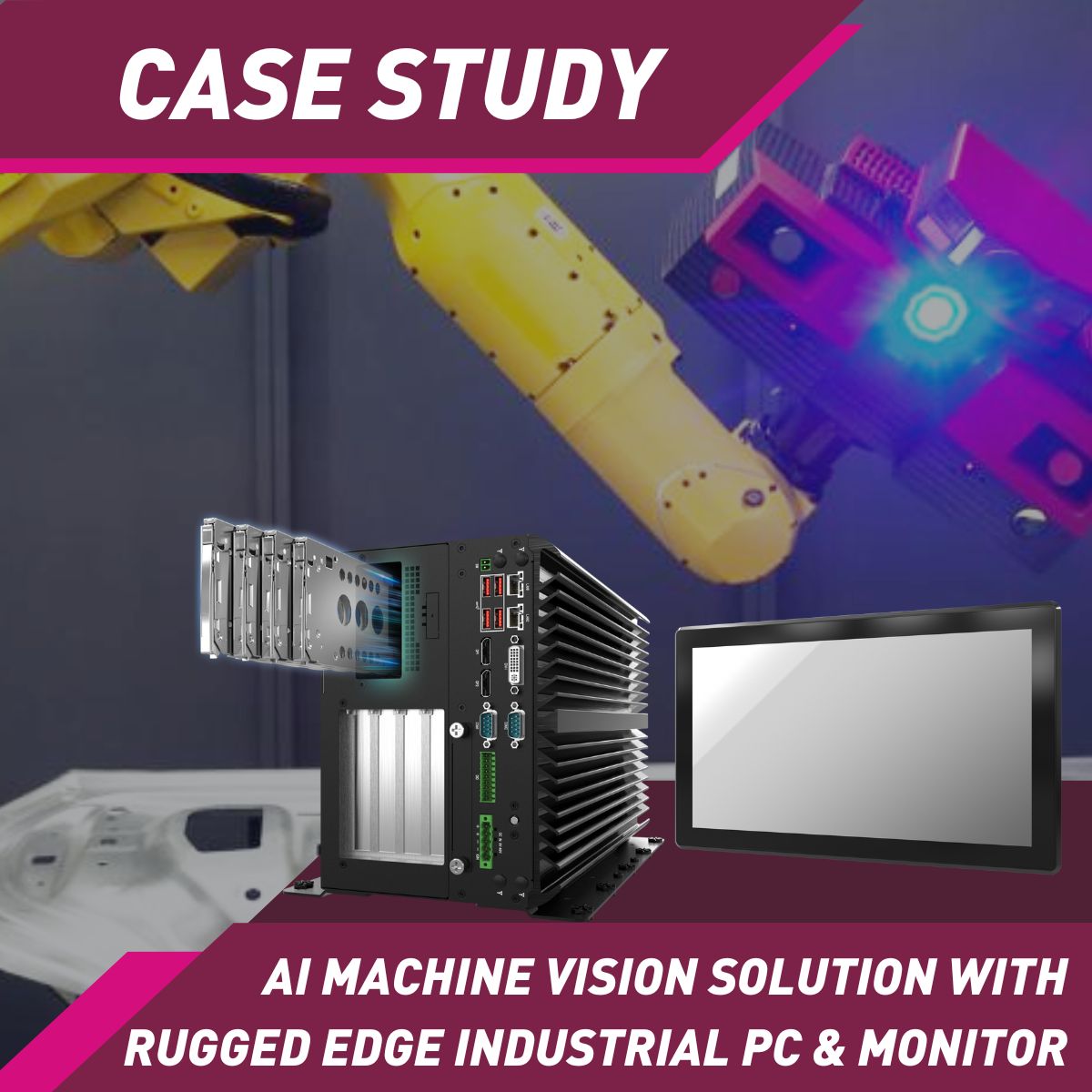 How an AI Software Vision Company Uses Machine Vision PCs & Touch Monitors for Defect Inspections on The Factory Floor
