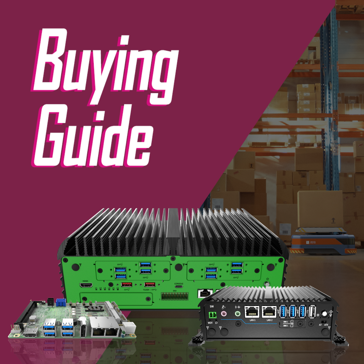 How to choose the right industrial computer for AGV and AMRs?