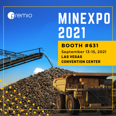 Join Premio At MINExpo 2021 From 9/13-15 @ Las Vegas Convention Center Booth #631