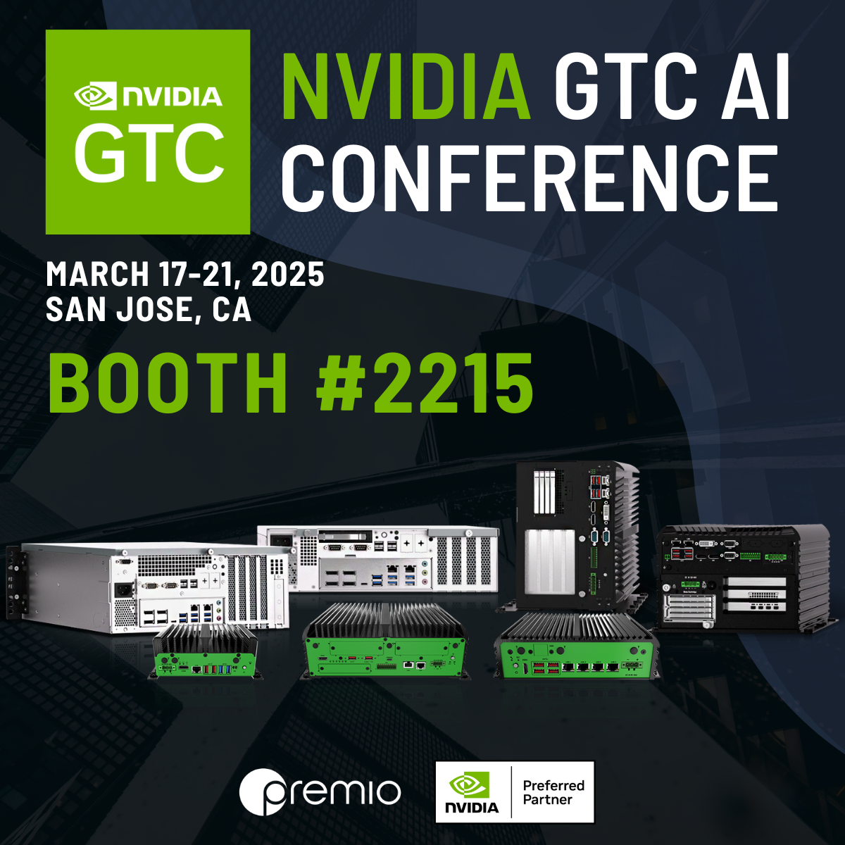 Join Premio at NVIDIA GTC