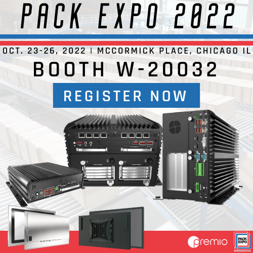 Join Premio at Pack Expo! |Booth W-20032 | Oct. 23-26 | McCormick Place, Chicago IL