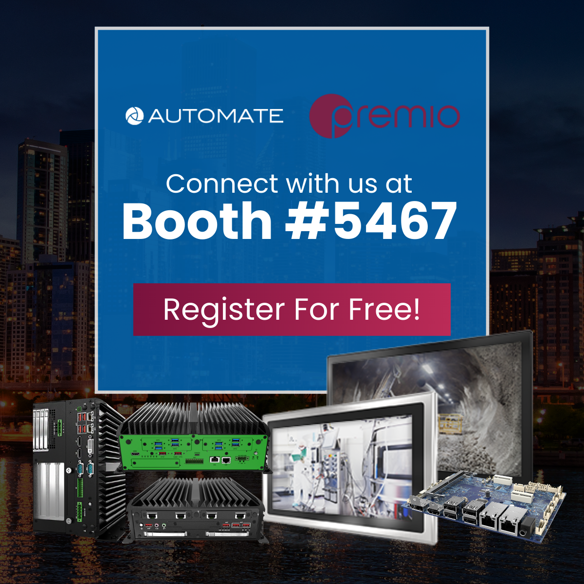 Meet Premio At Automate 2024 | Booth #5467