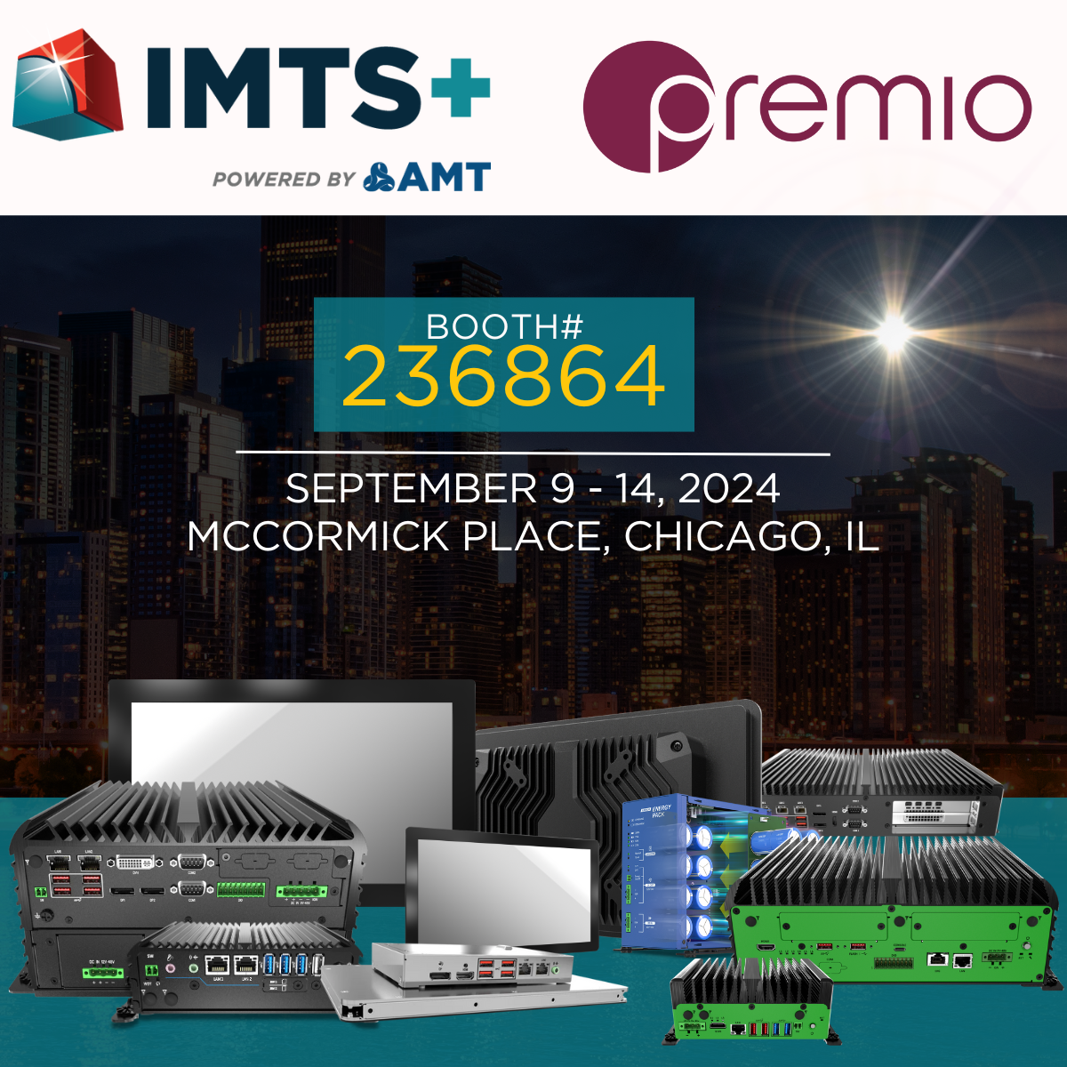 Meet Premio At IMTS 2024 | Booth #236864