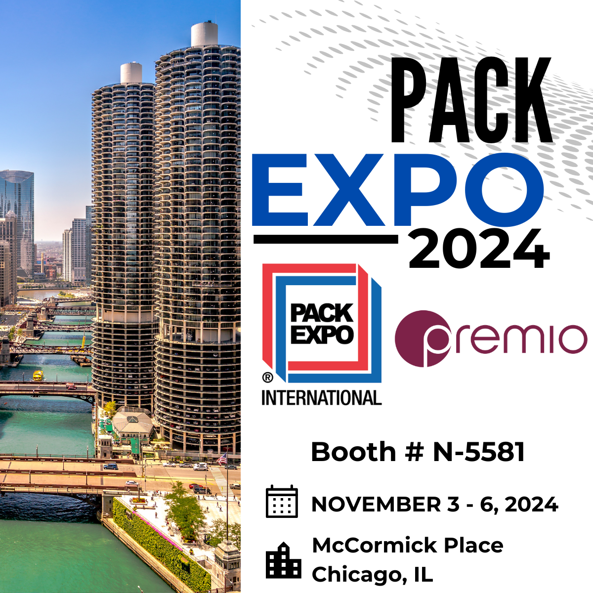 Meet Premio At Pack Expo 2024 | Booth# N-5581