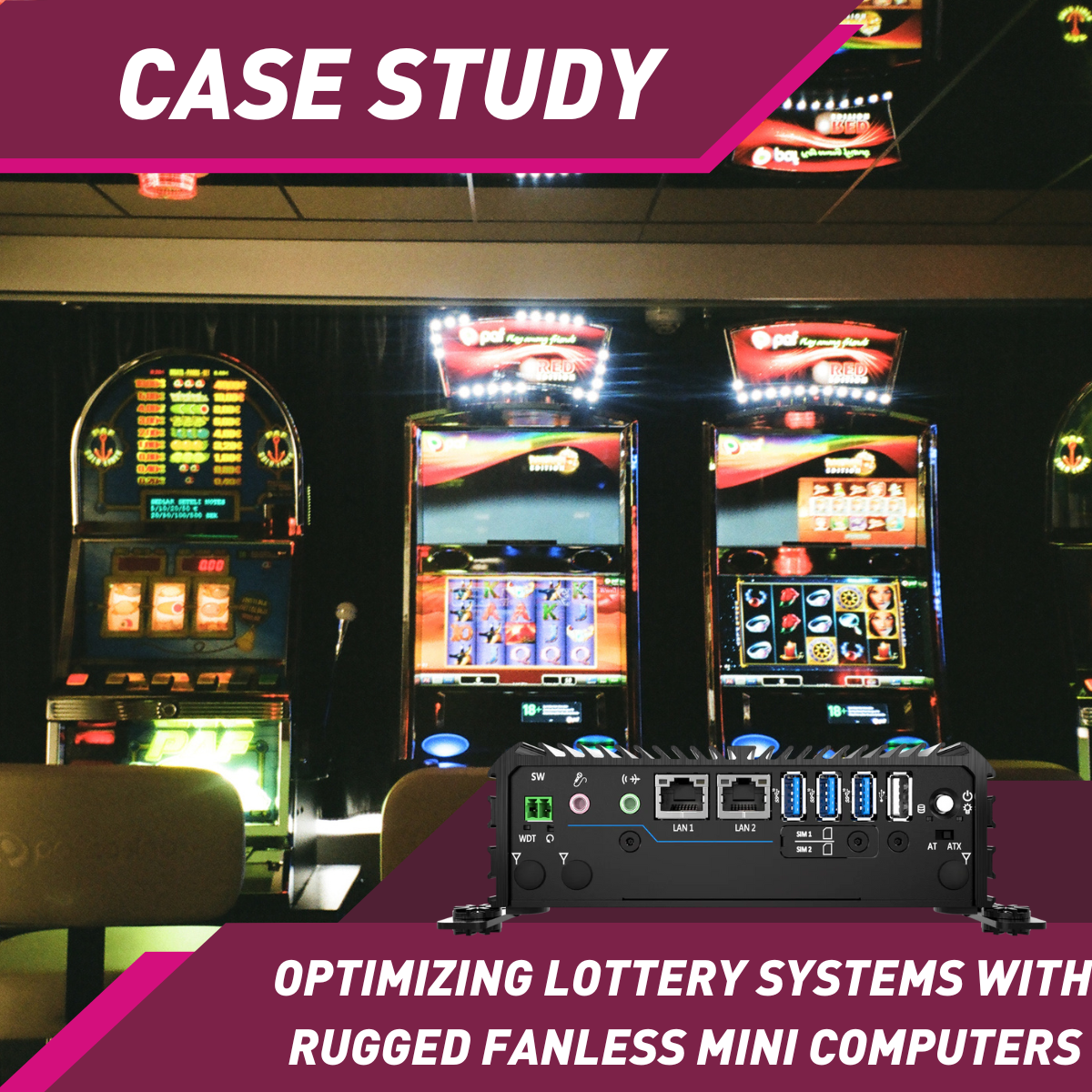 Optimizing Lottery Systems with Rugged Fanless Mini Computers