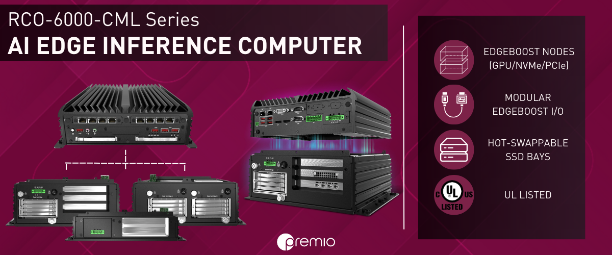 RCO-6000-CML AI Edge Inference Computer with EDGEBoost Node