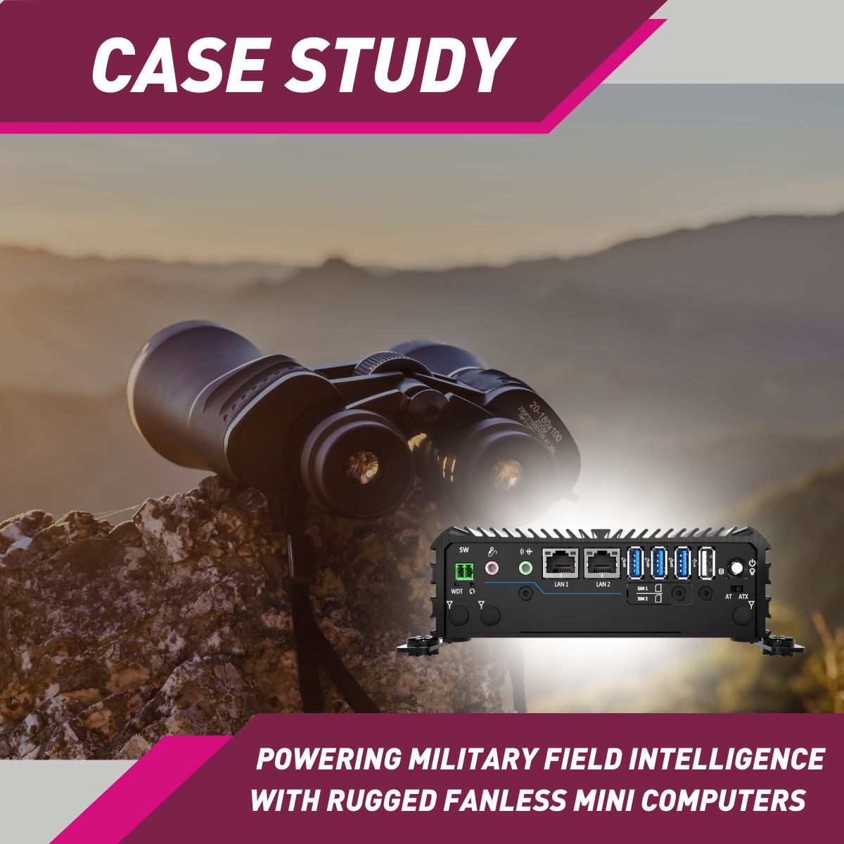 Powering Military Field Intelligence with Rugged Fanless Mini Computers