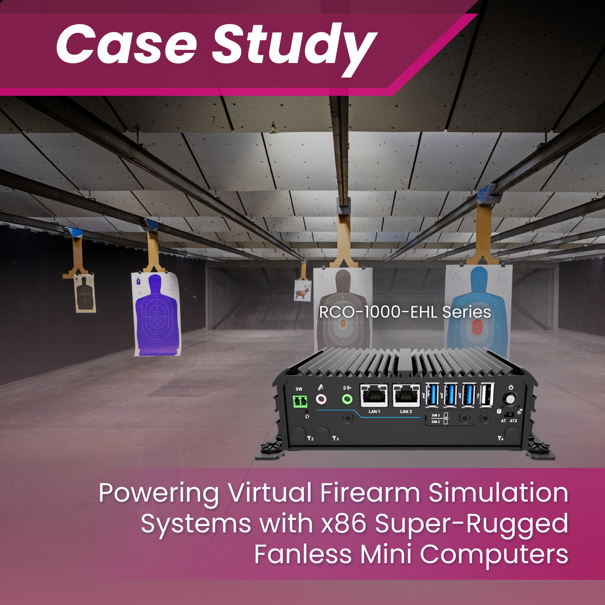 Powering Virtual Firearm Simulation Systems with x86 Super-Rugged Fanless Mini Computers