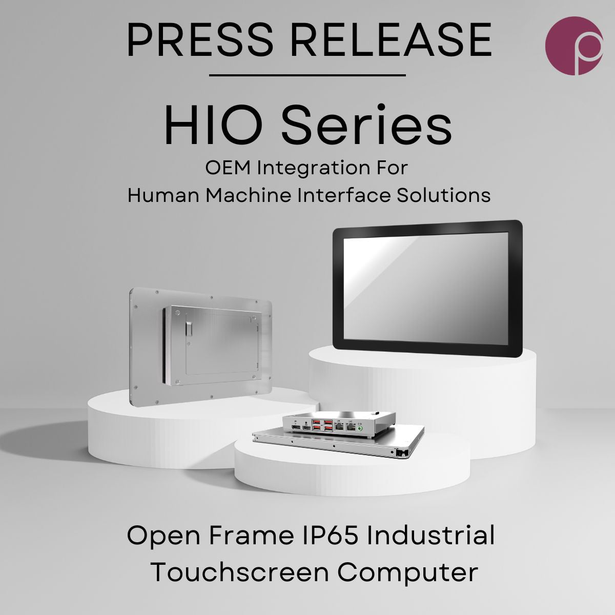 Premio Adds an Open Frame IP65 Industrial Touchscreen Computer into its Standard Portfolio of Industrial Grade Touch Panel Displays