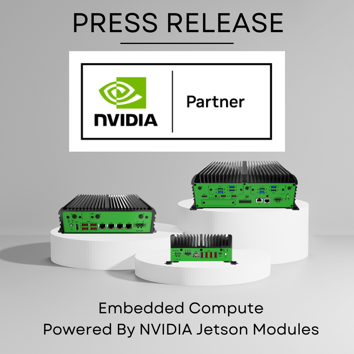 Premio Inc. Joins NVIDIA® Embedded Compute Competency for the Jetson™ Ecosystem with JCO Series AI Edge PCs