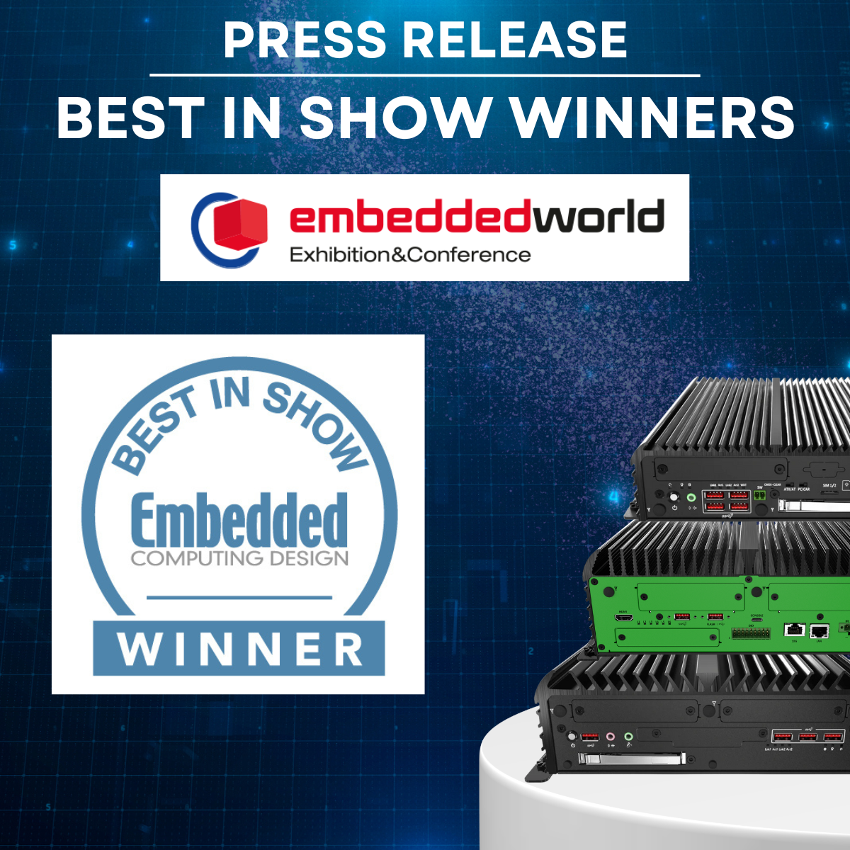 Premio's Ruggedized Edge Computing Solutions Win Three “Best in Show” Awards at Embedded World North America 2024