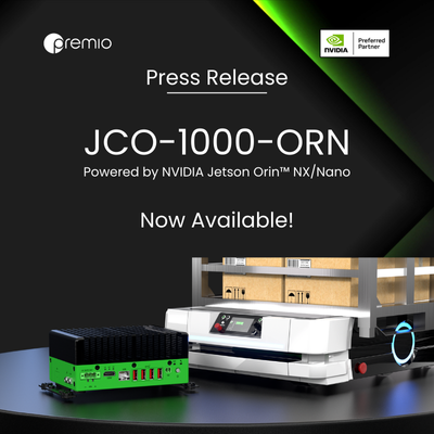 Premio Releases JCO-1000-ORN: A Compact Fanless Rugged AI Edge Computer Powering the Demands for Physical AI