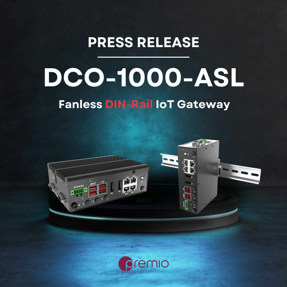 Premio Unveils New Fanless DIN-Rail IoT Gateway at ISC West 2025