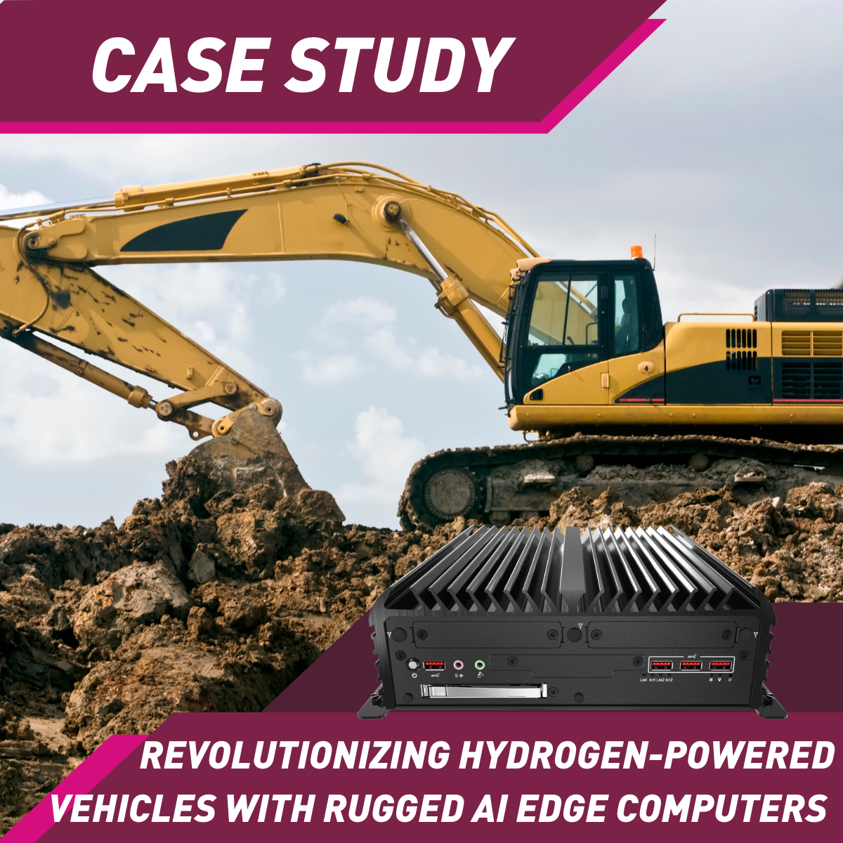 Revolutionizing Hydrogen-Powered Industrial Vehicles with Rugged AI Edge Computers
