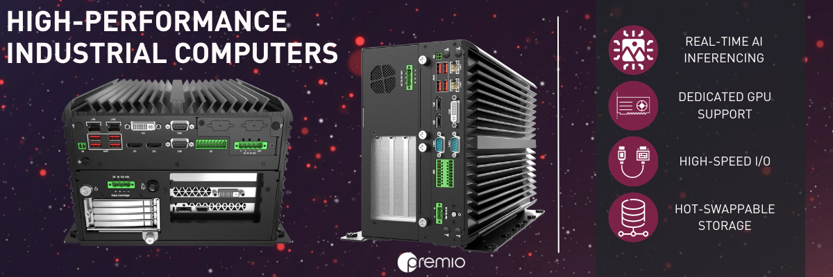 High Performance Industrial Computer for AI Edge Inferencing and Machine Vision RCO-6000-CML and VCO-6000-CFL