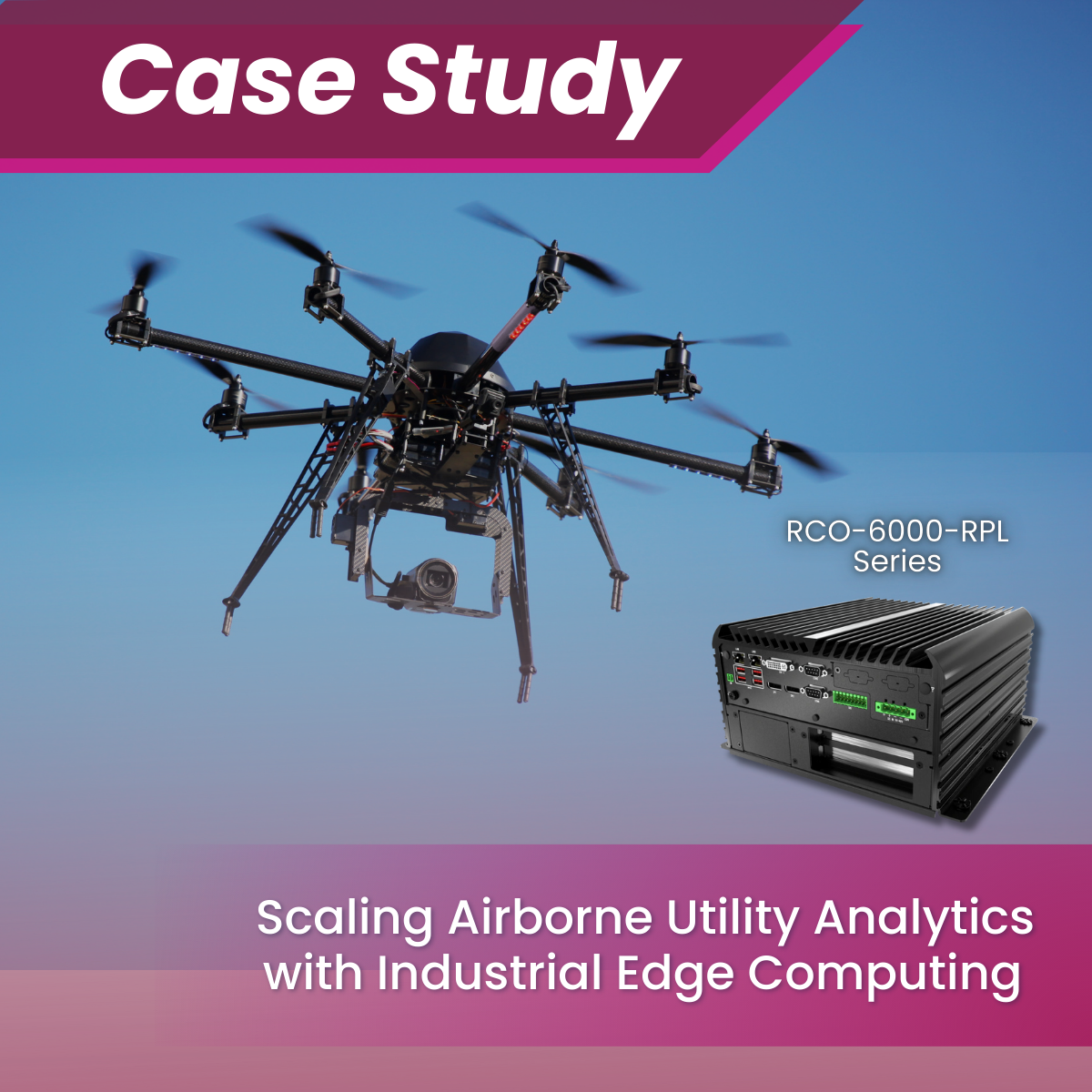 Scaling Airborne Utility Analytics with Industrial Edge Computing