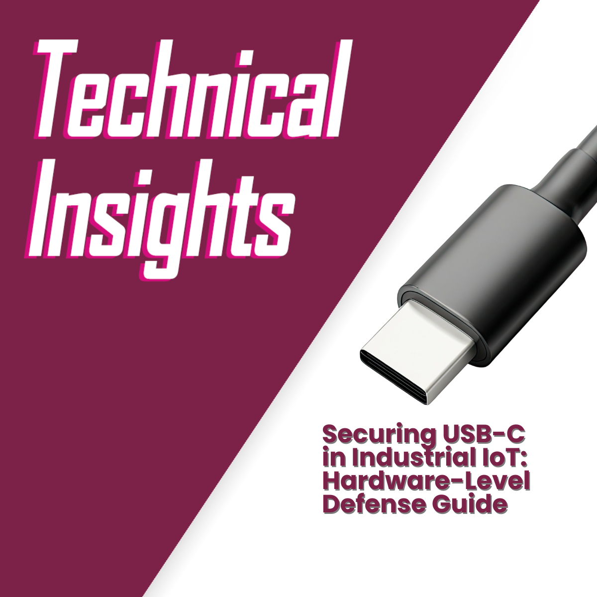 Securing USB-C in Industrial IoT: Protecting Critical Infrastructure from Emerging Cyber Threats