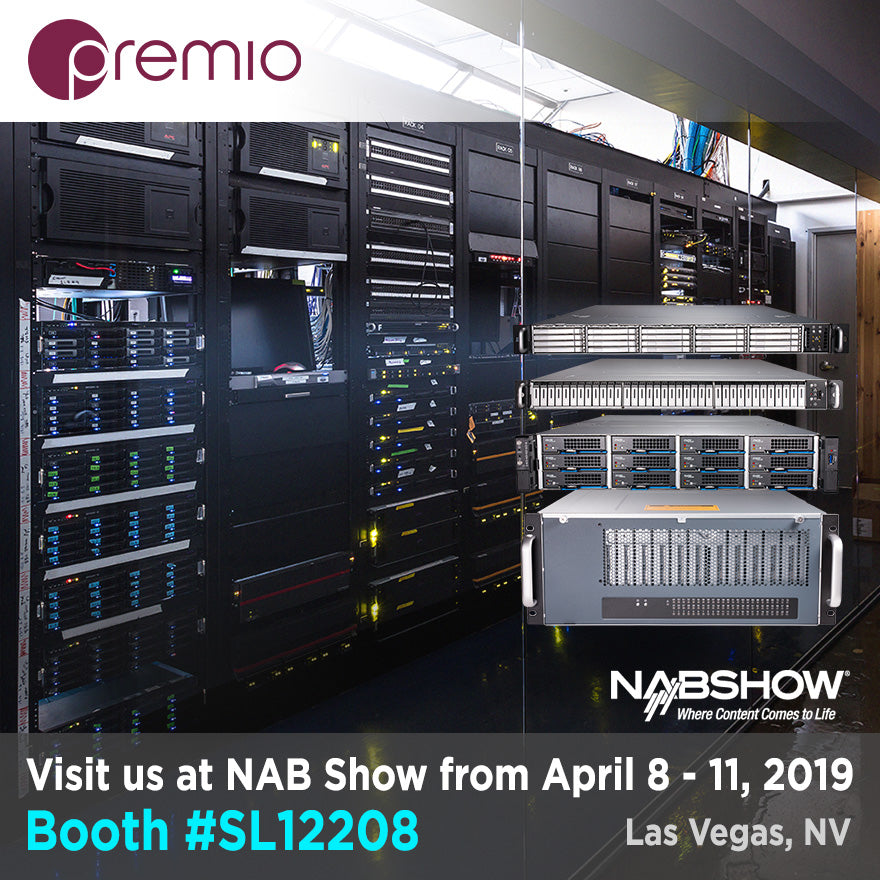 Premio Server and Storage Solutions for Post-Production Workflows
