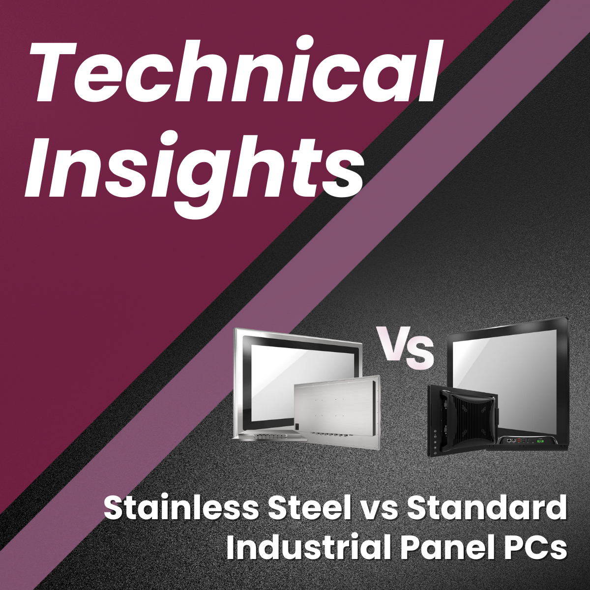 Stainless Steel vs Rugged Standard Industrial Panel PCs: Which Is Right for Your Project?