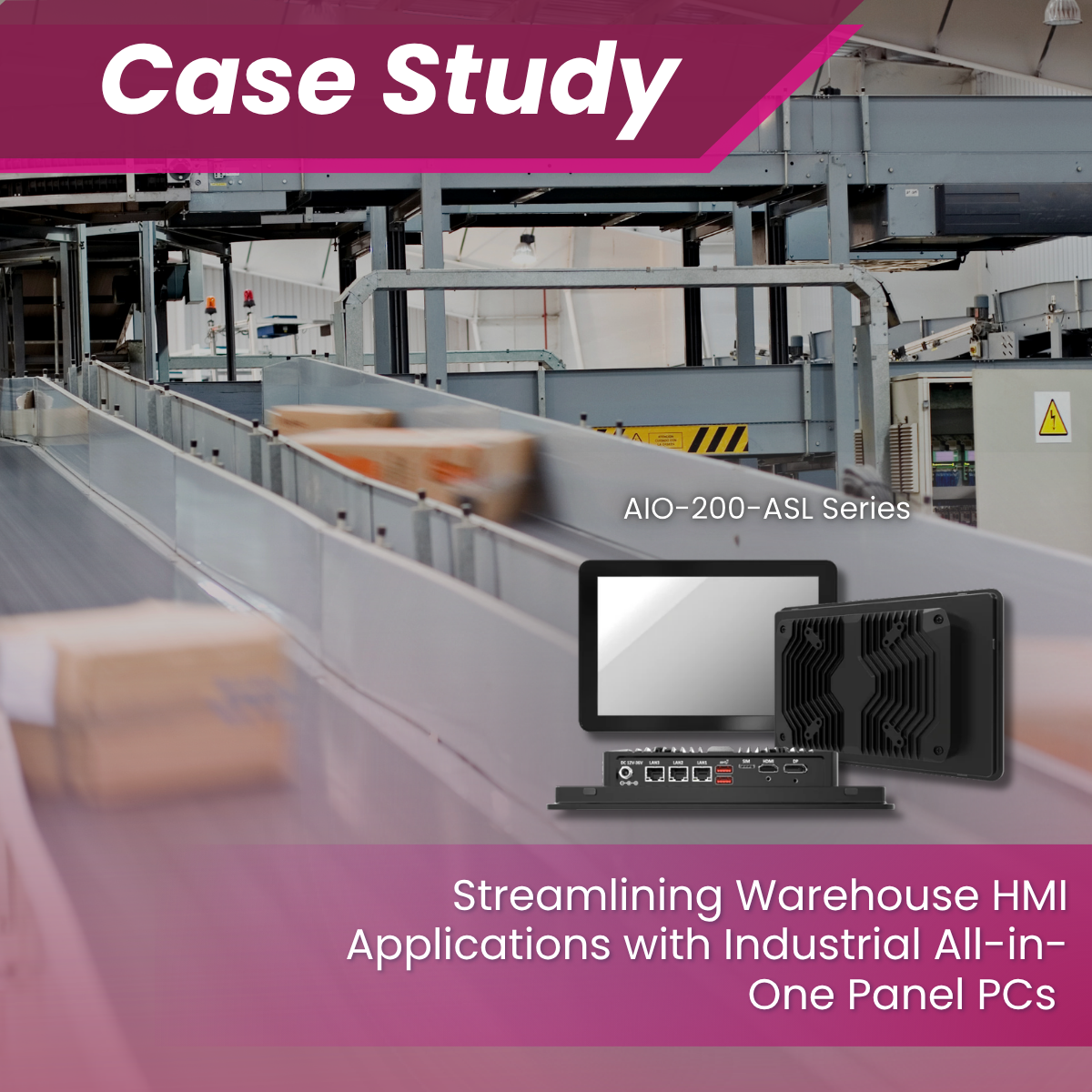 Streamlining Warehouse HMI Applications with Industrial All-in-One Panel PCs