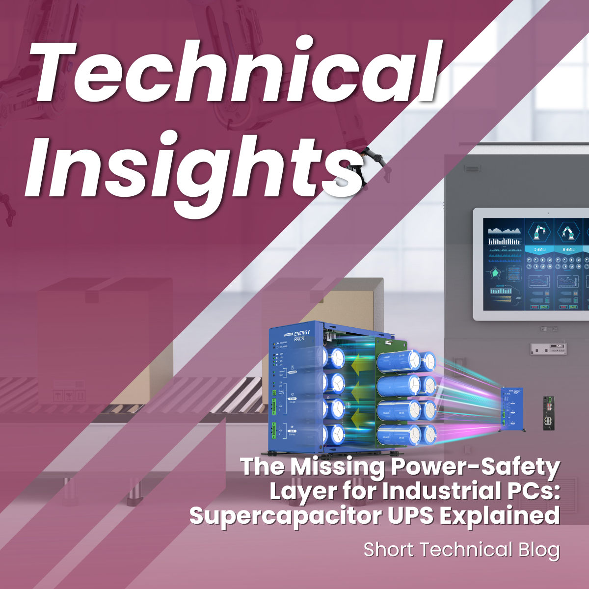 The Missing Power-Safety Layer for Industrial PCs: Supercapacitor UPS Explained