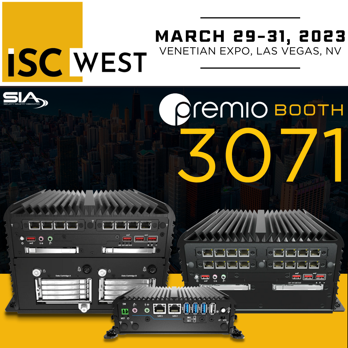 Visit Premio at ISC West 2023 | Booth 3071