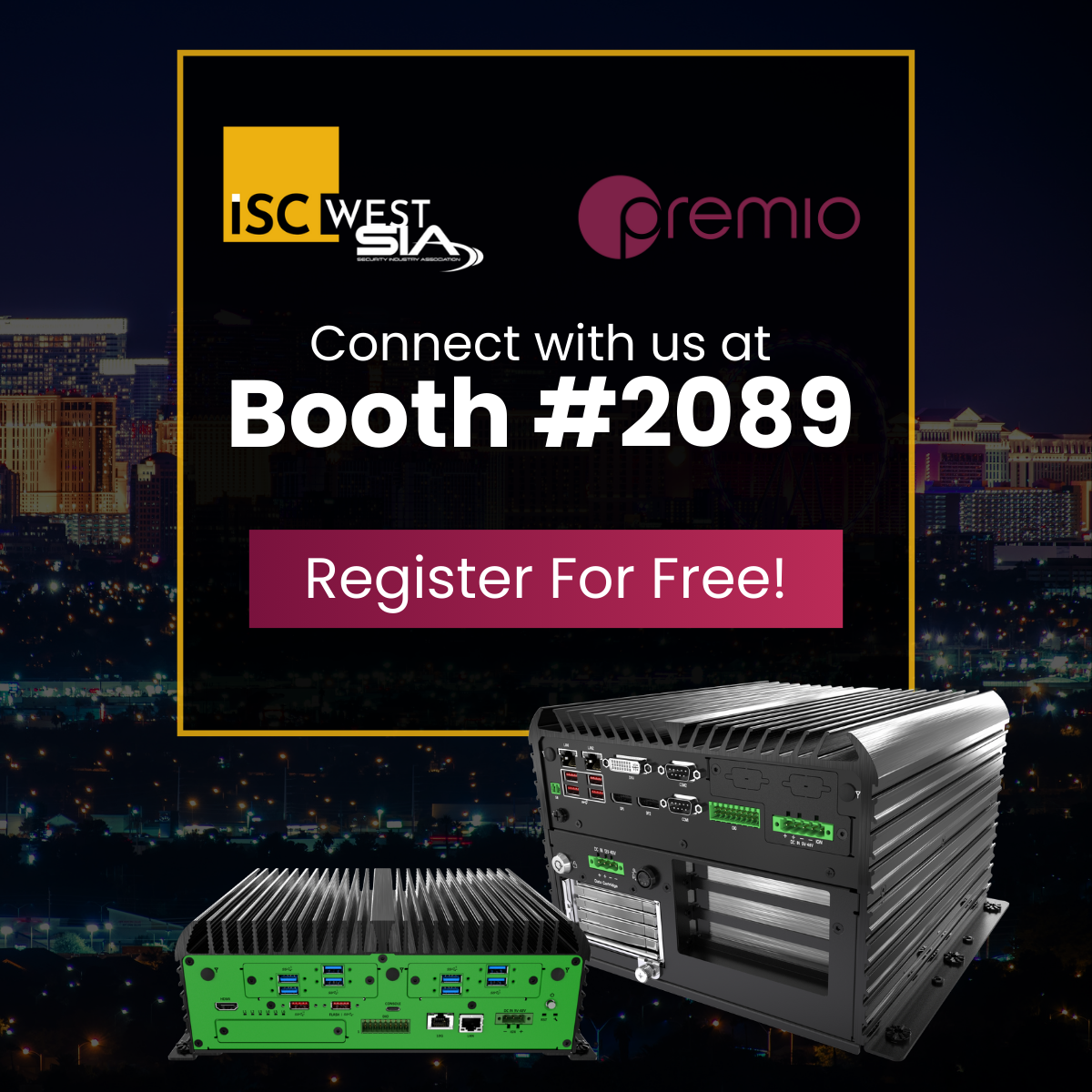 Visit Premio at ISC West 2024 Booth #2089