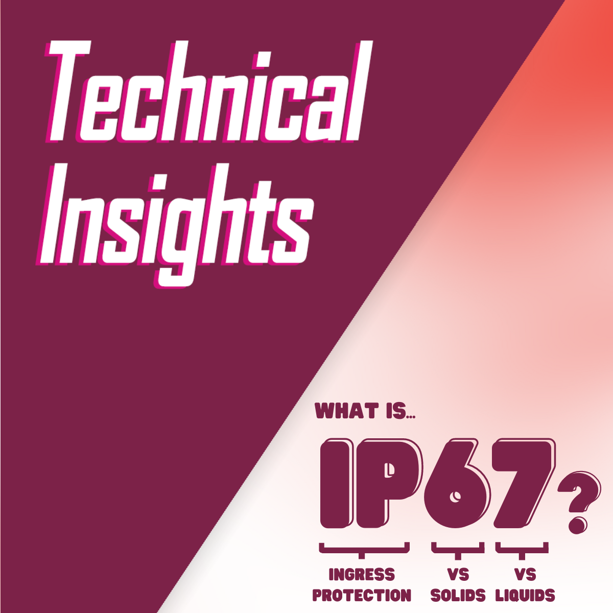 What Does an IP67-Rating Mean? IP67 Systems Explained.
