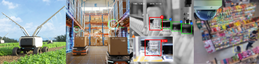 Automated Farming, Automated Guided Vehicles and Autonomous Mobile Robots,Security and Surveillance Quality Inspection,