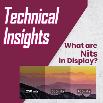 What is Nits Brightness?