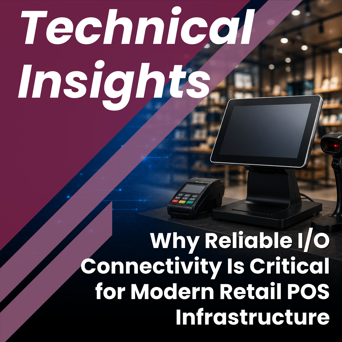 Why Reliable I/O Connectivity Is Critical for Modern Retail POS Infrastructure