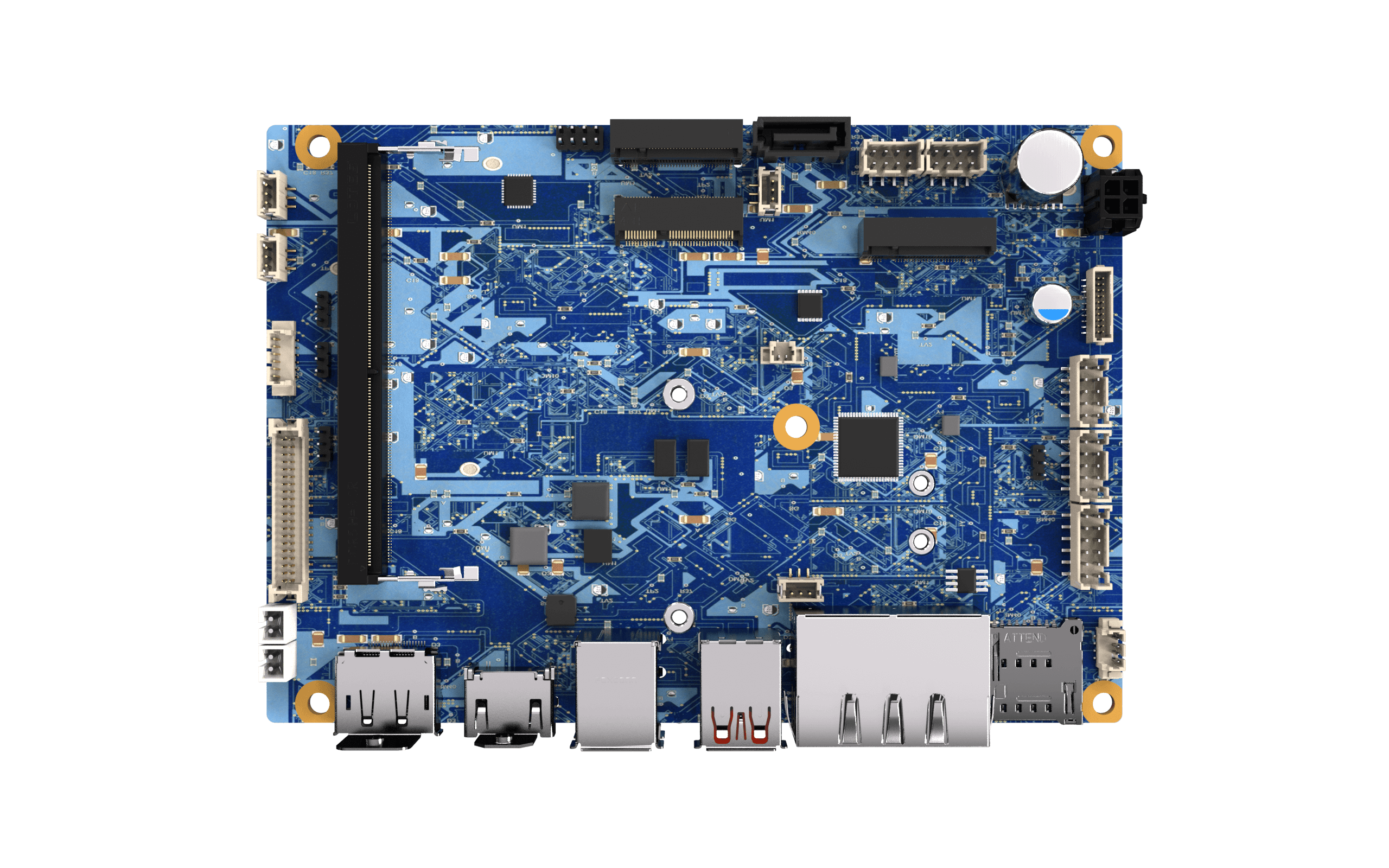 CT-DAS02 — 3.5 SBC Industrial Motherboard