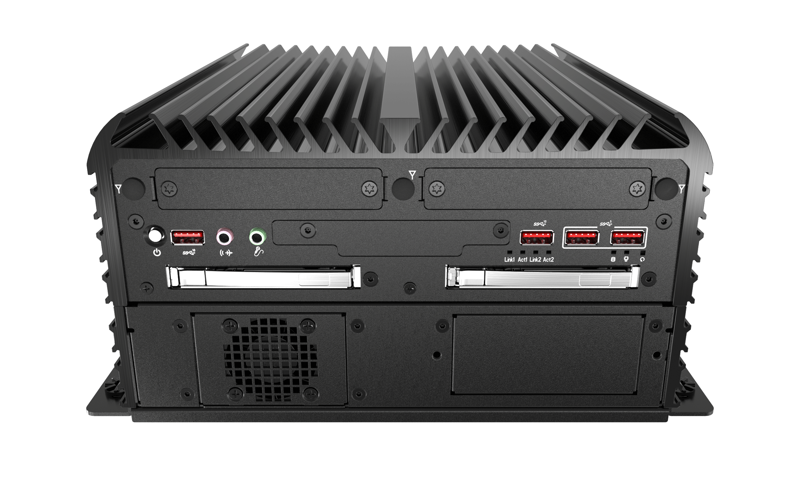 RCO-6000-CML-2060S AI Edge Inference Computer with LGA 1200 for Intel 10th Gen Processor and W480E PCH, RTX 2060 Super integrated