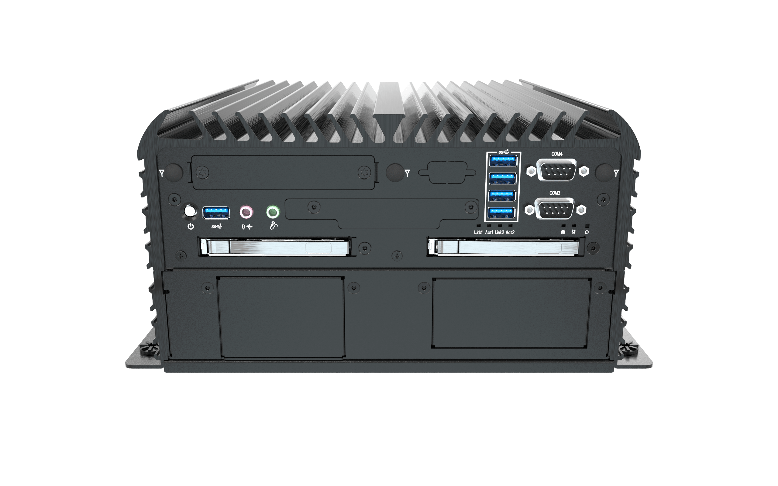 RCO-6000-CFL-2 Industrial Computer with 9th Gen Intel® Core™ CFL-R S Processor, 2x PCI/PCIe Expansion