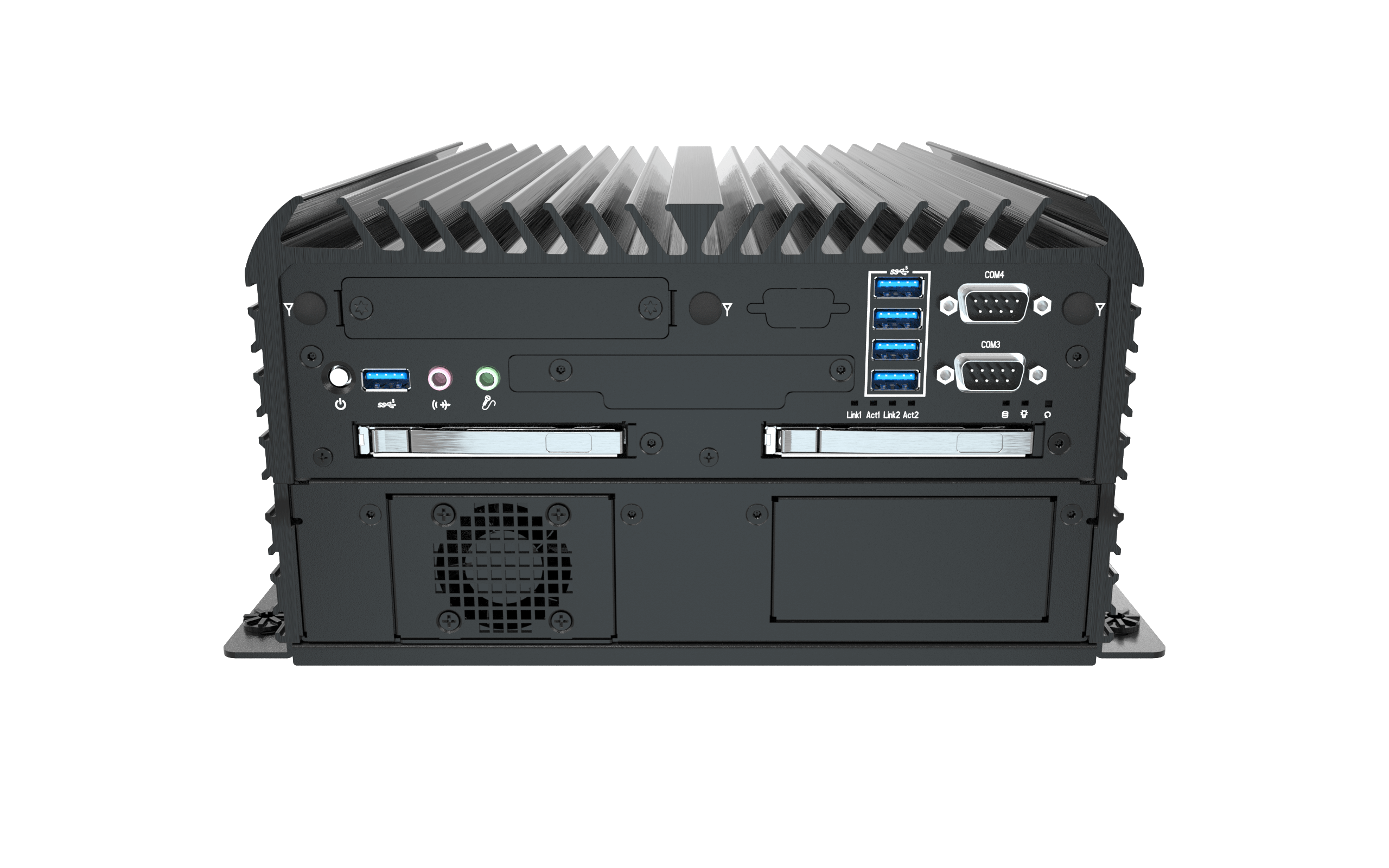 RCO-6000-CFL-2-2PWR AI Edge Inference Computer with 9th Gen Intel Core Processor and Q370 PCH, Dual Power Input
