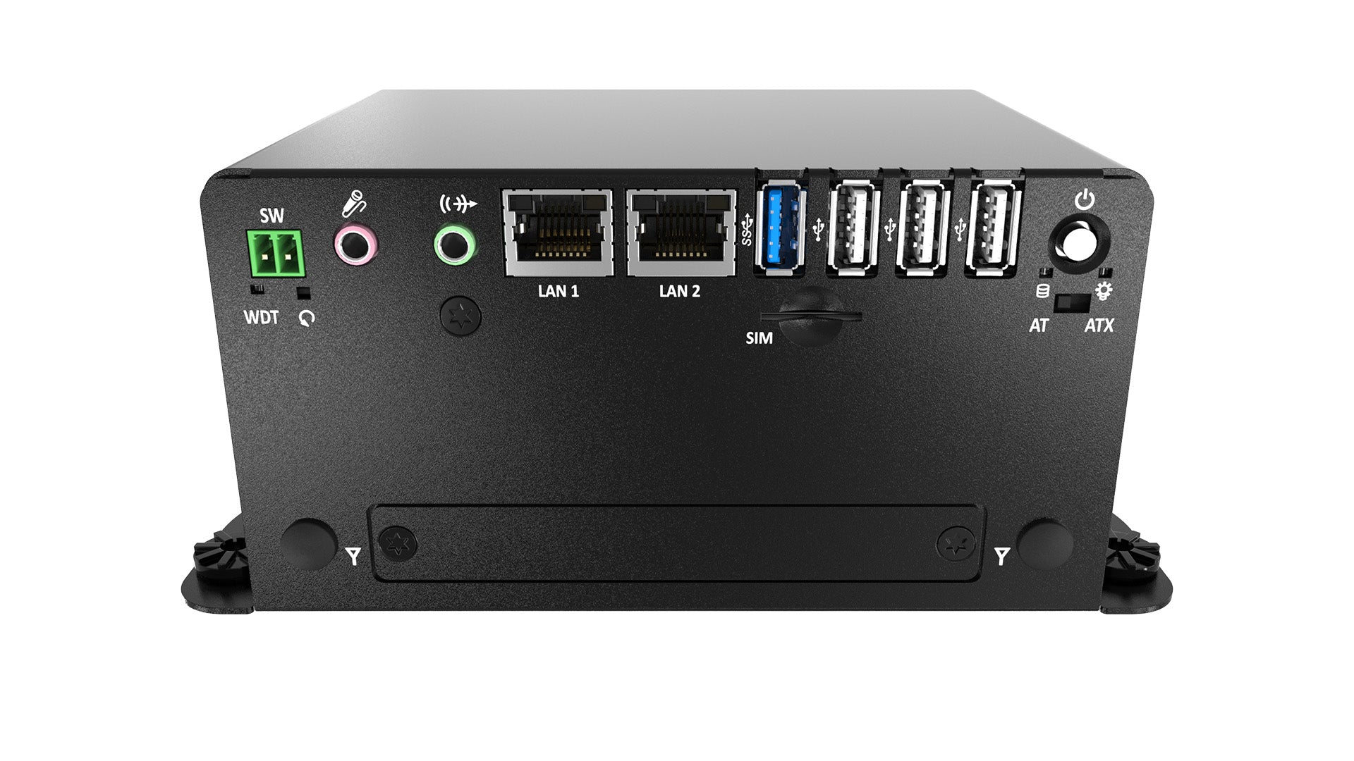 BCO-1000-J1900-30 Fanless Mini Computer with Intel® Celeron® J1900 Processor, 1x DVI-I, 1x DP, 6xCOM, 1x 2.5" SATA HDD Bay