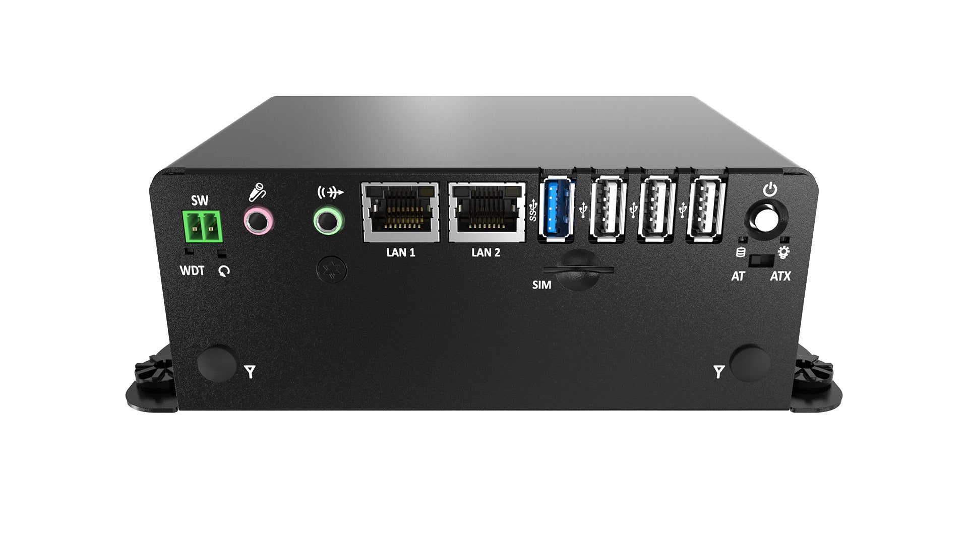 BCO-1000-J1900-20C Fanless Mini Computer with Intel® Celeron® J1900 Processor, 1x DVI-I, 1x DP 4xCOM, 1x 2.5" SATA HDD Bay