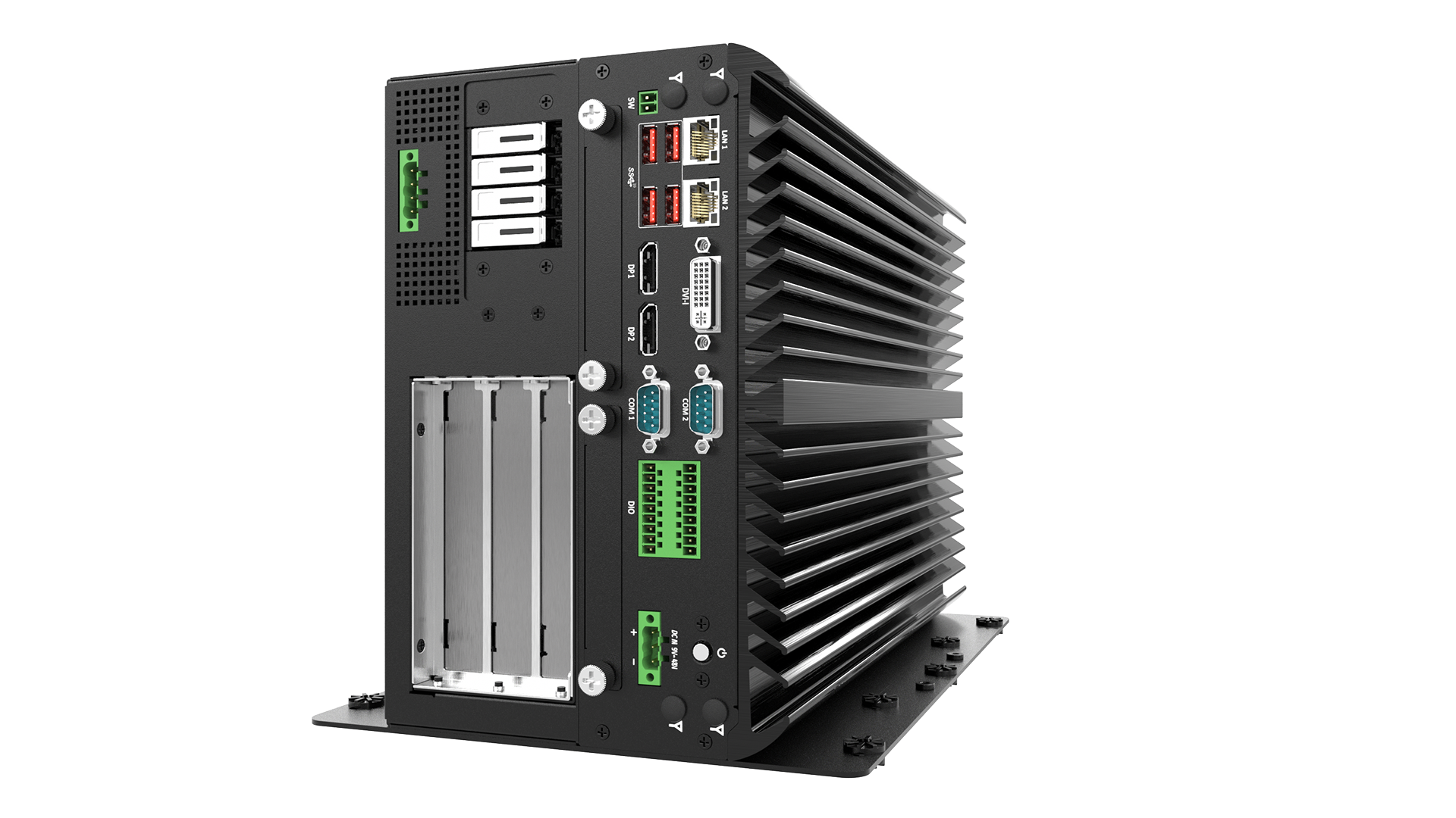 VCO-6000-CFL-4M2 Machine Vision Computer with 9th Gen Intel® Core™ Processor, 4x Hotswap M.2 NVMe